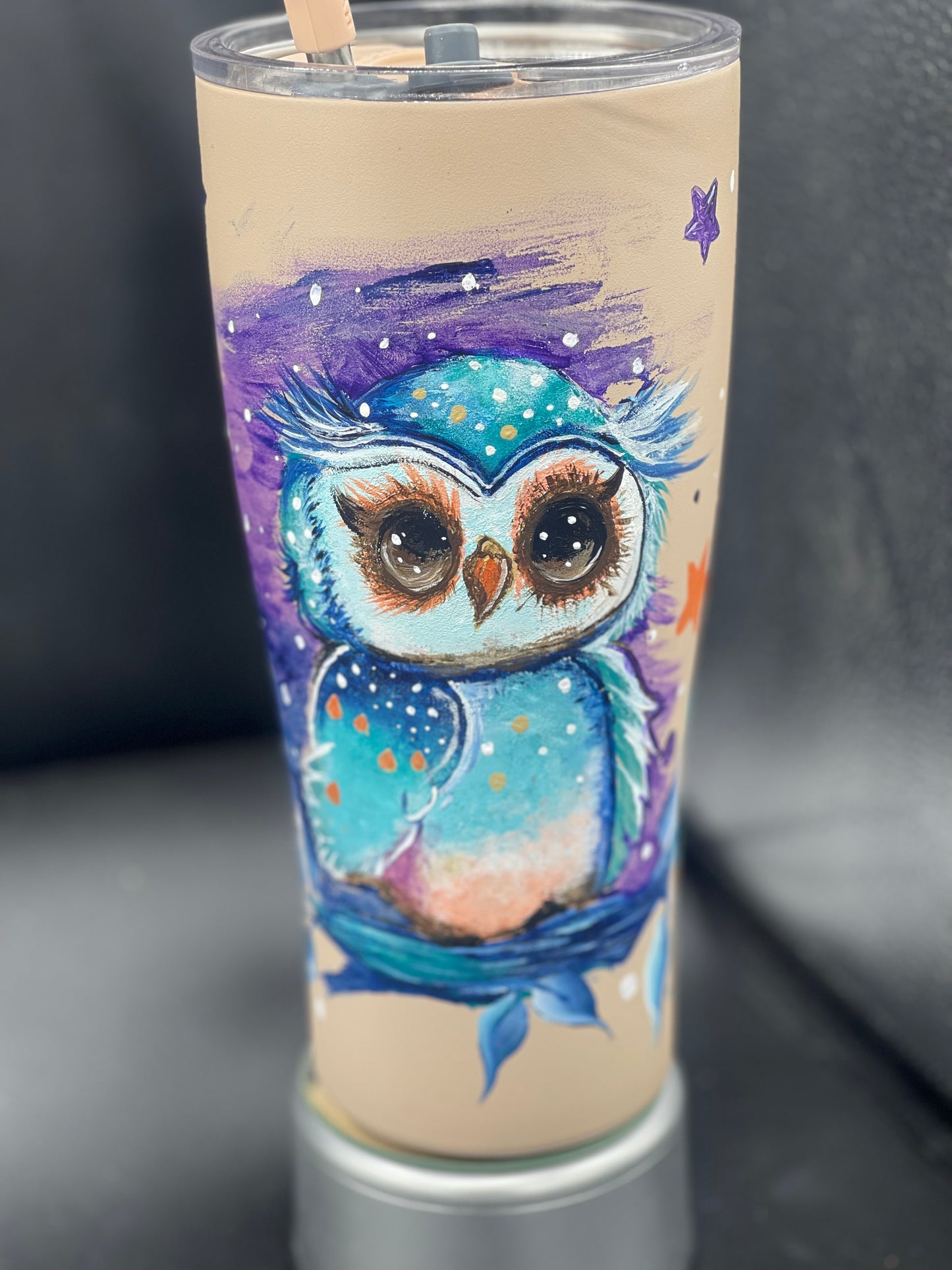 One-of-a-Kind Hand-Painted Tumbler