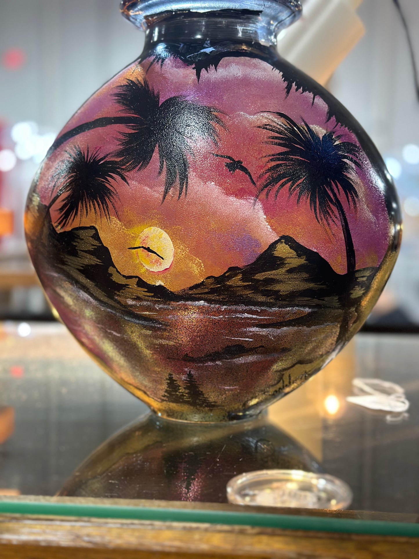 One-of-a-Kind Hand-Painted Vase