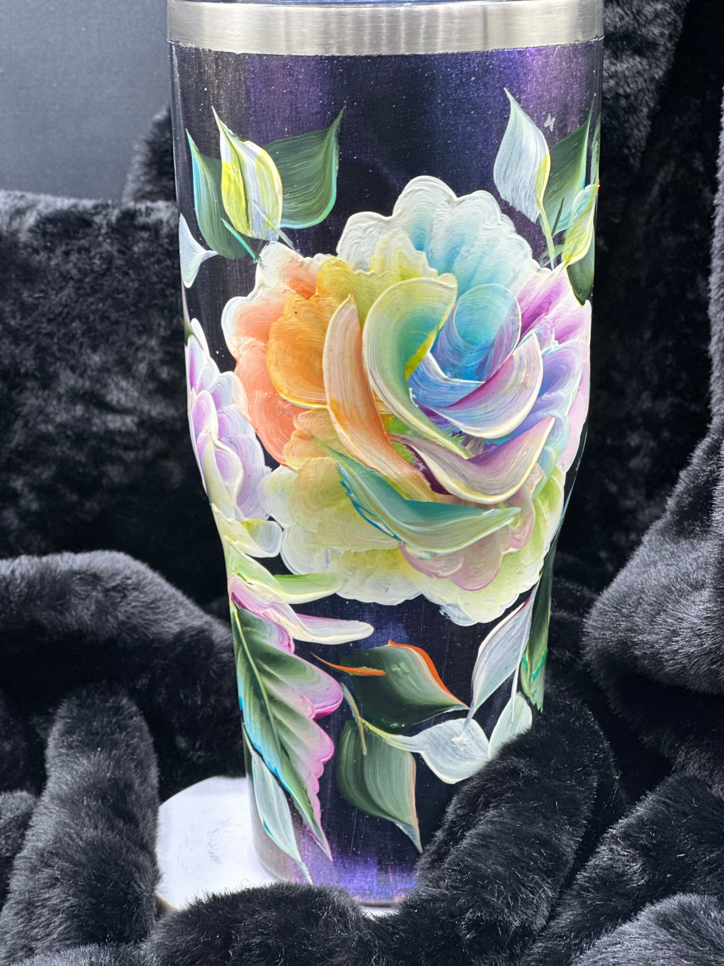 One-of-a-Kind Hand-Painted Tumbler