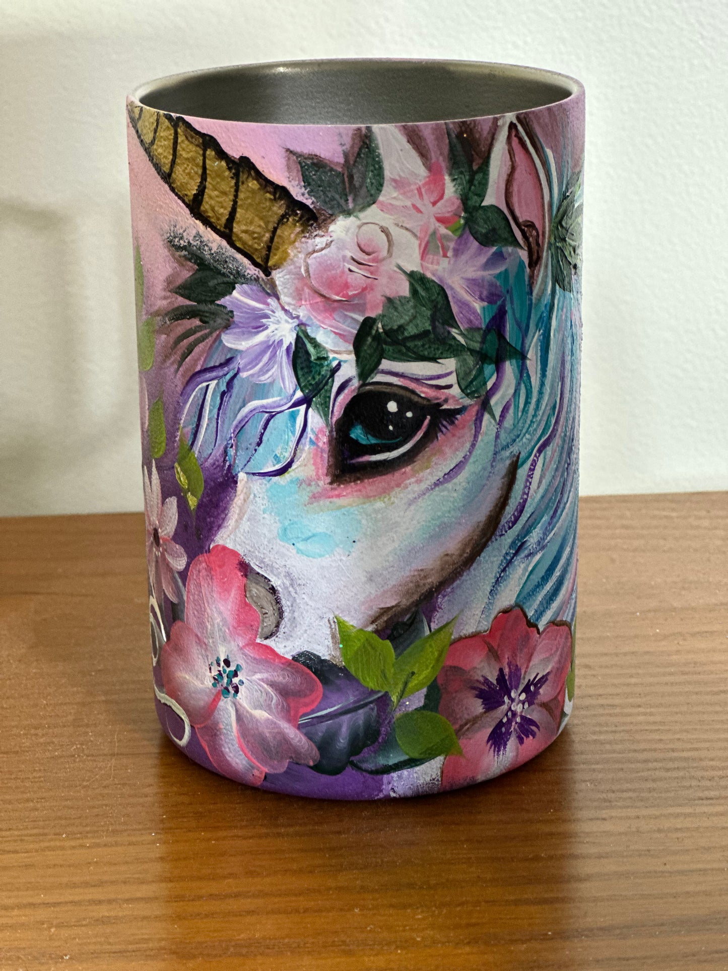 One-of-a-Kind Hand-Painted Tumbler