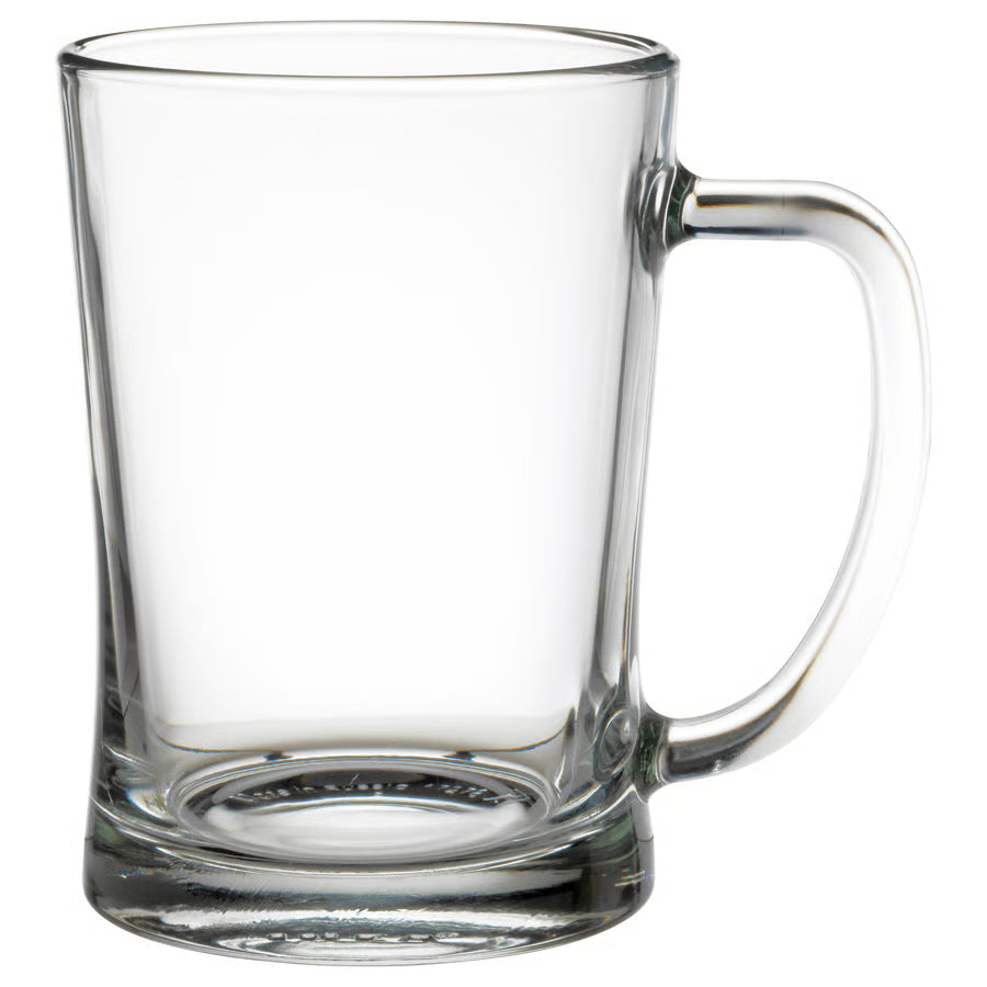 Blank Glass Mug — 16oz (Coffee | Beer)