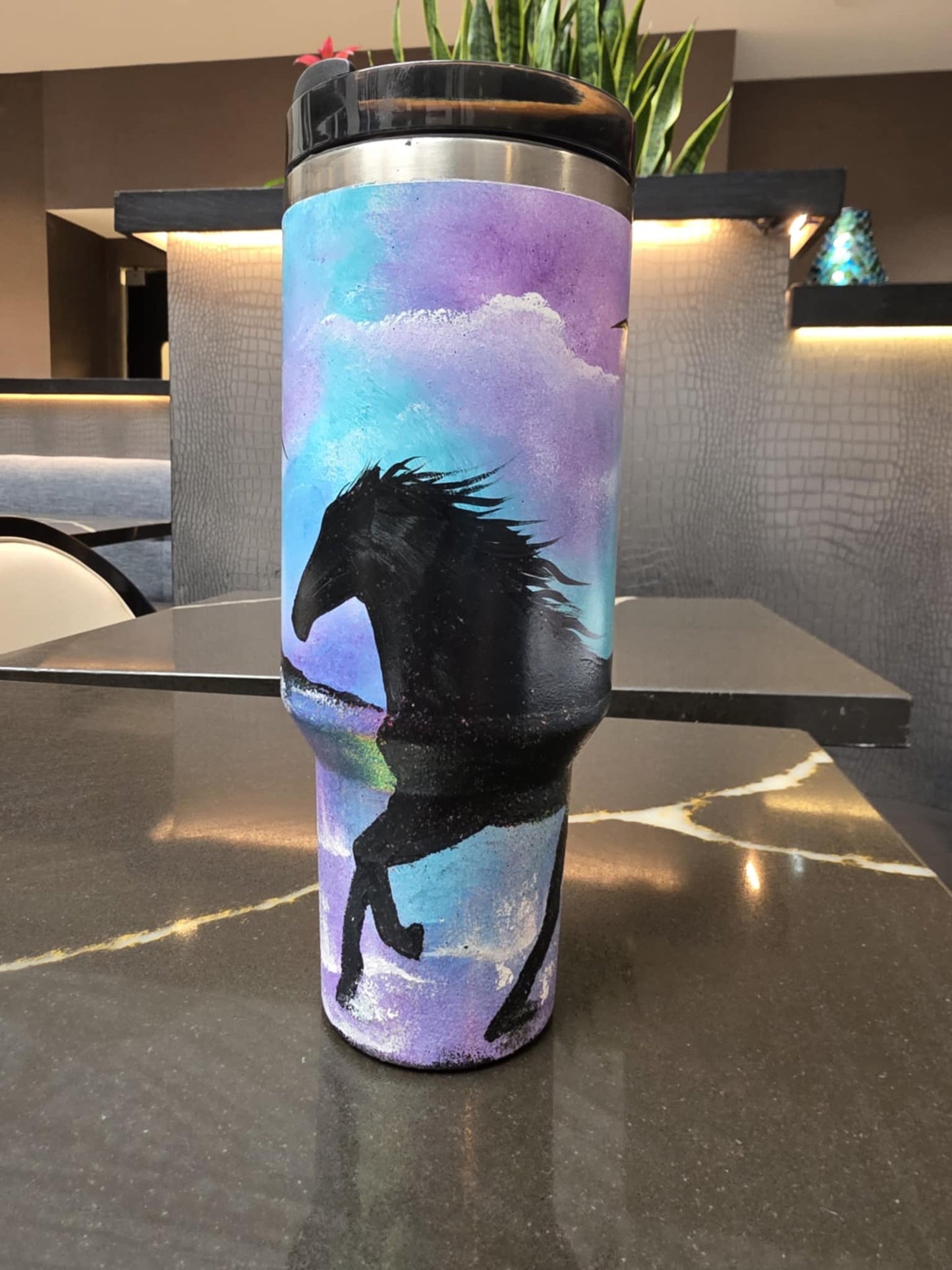 One-of-a-Kind Hand-Painted Tumbler
