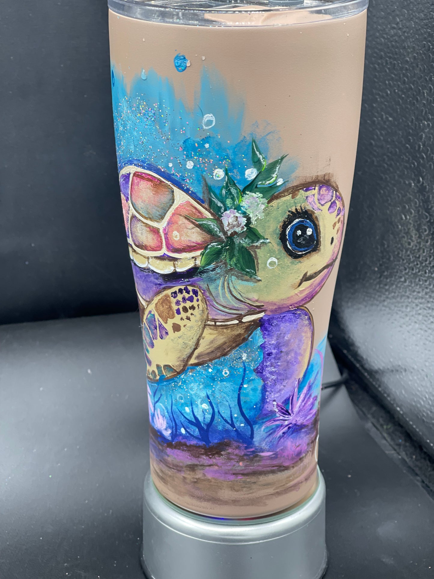 One-of-a-Kind Hand-Painted Tumbler