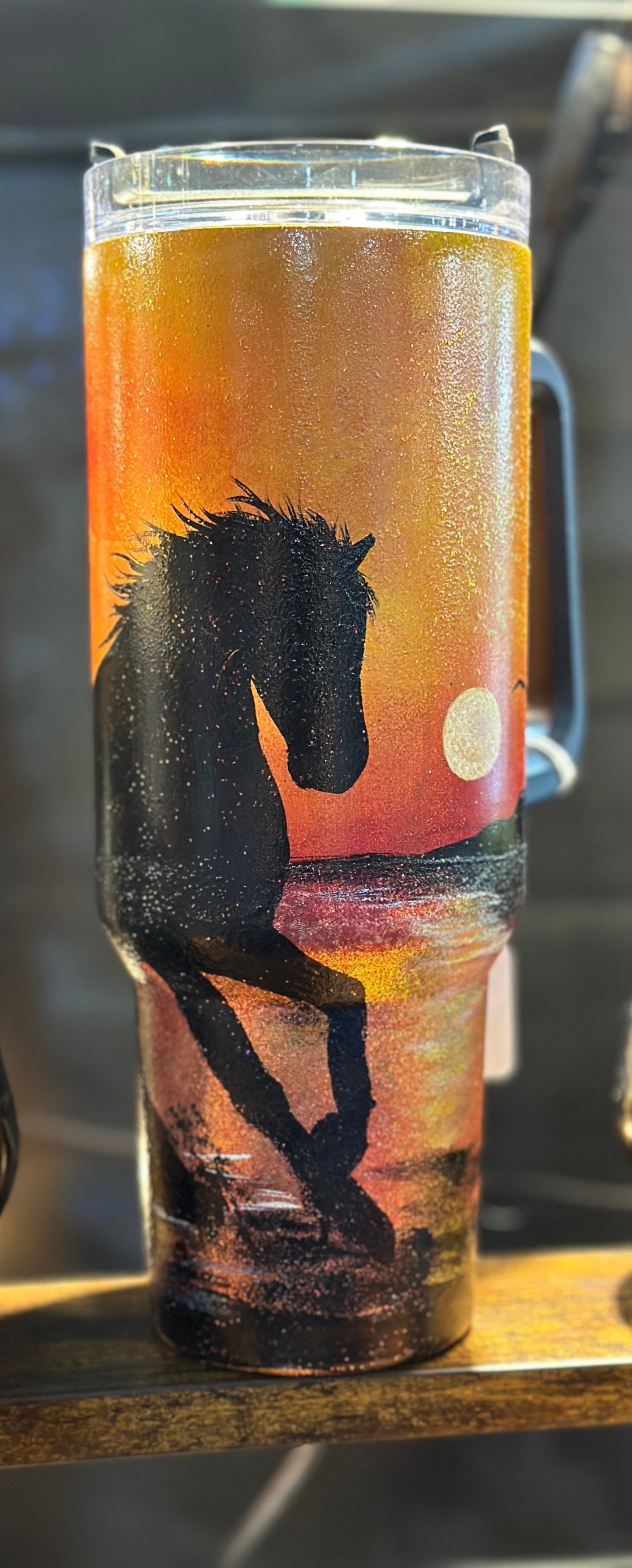 One-of-a-Kind Hand-Painted Tumbler