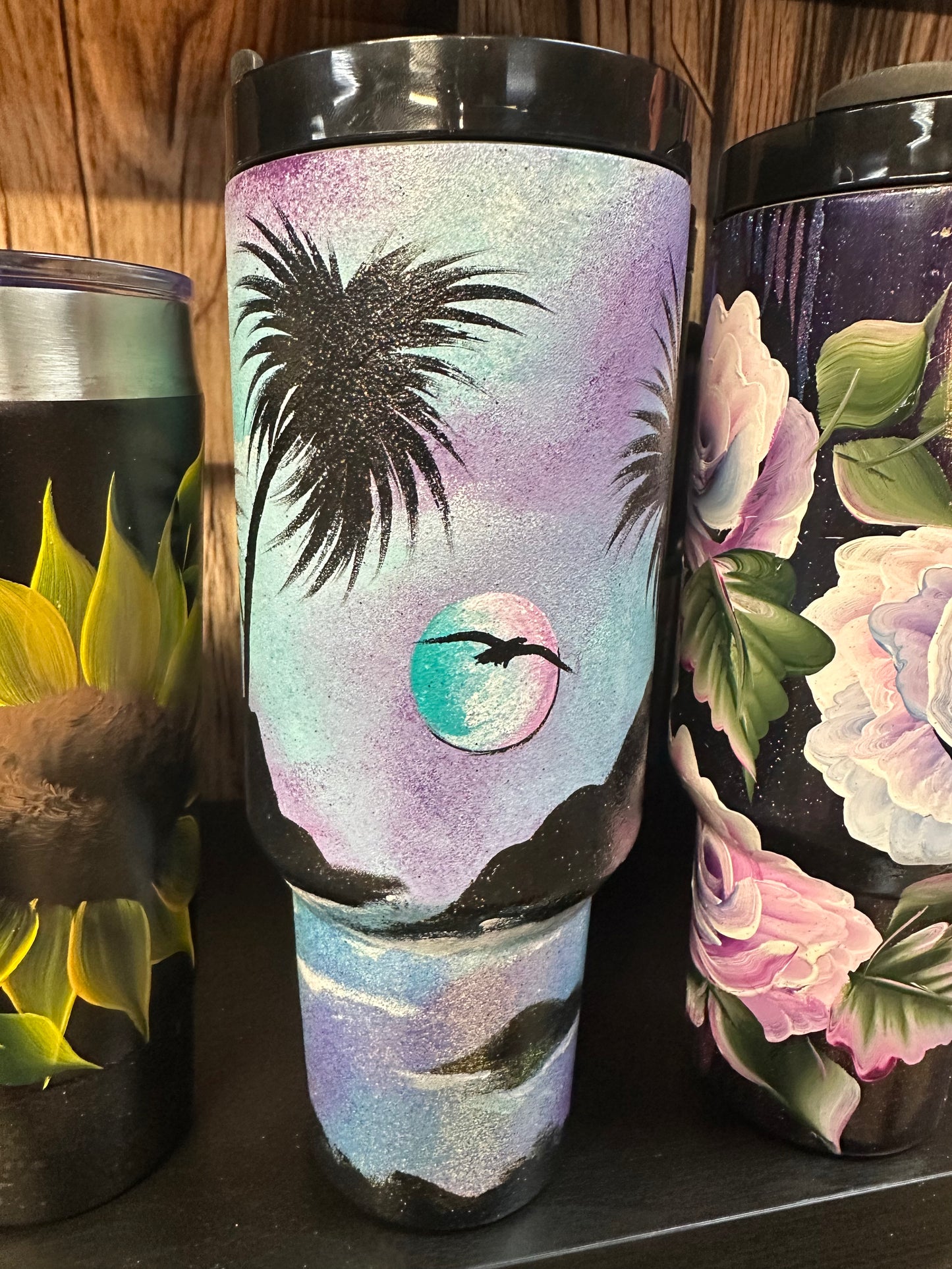 One-of-a-Kind Hand-Painted Tumbler