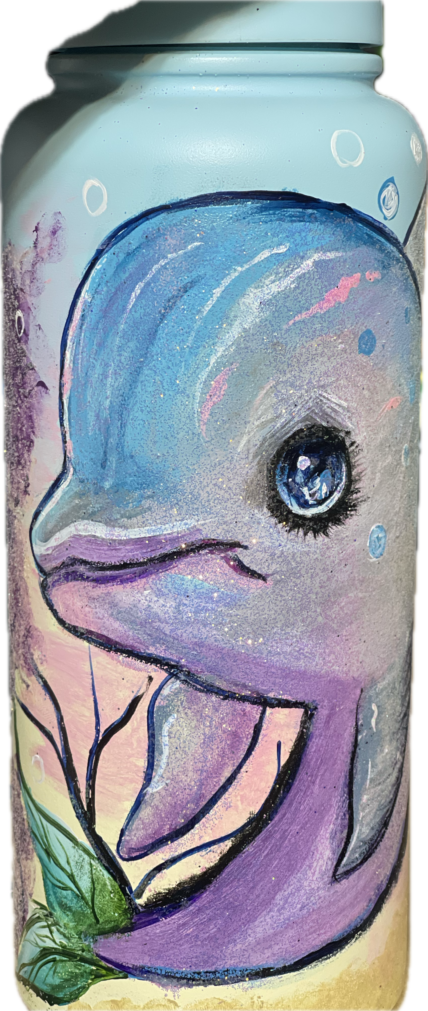 One-of-a-Kind Hand-Painted Tumbler