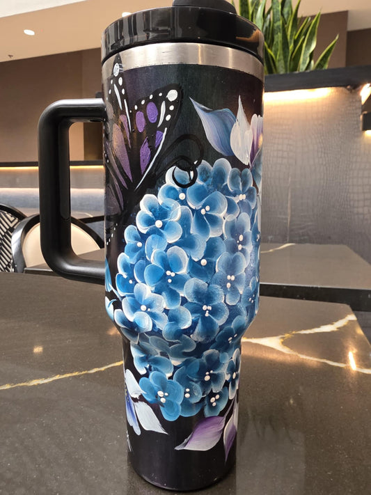 One-of-a-Kind Hand-Painted Tumbler