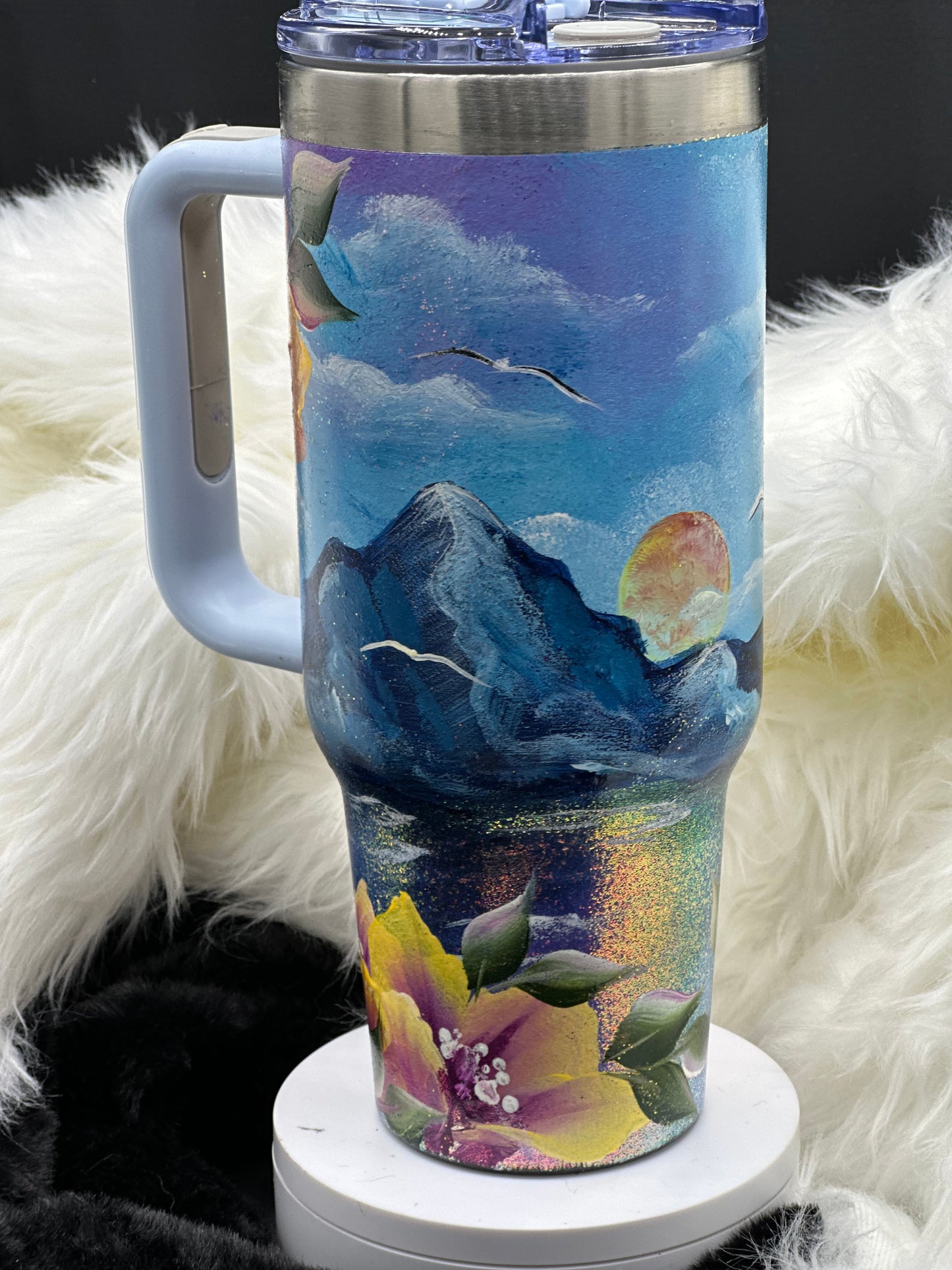 One-of-a-Kind Hand-Painted Tumbler