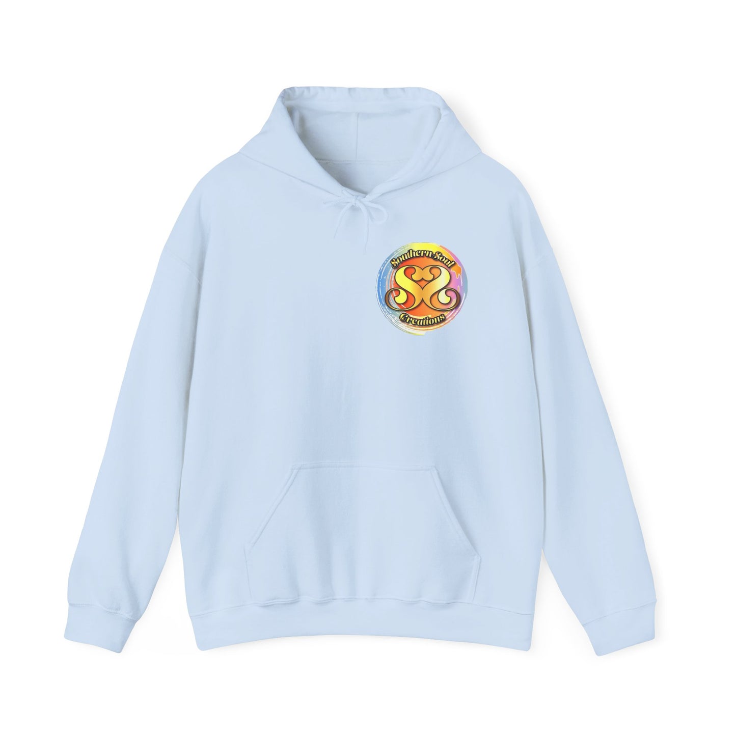 Sunset Butterfly Hoodie — Tropical Beach Graphic Sweatshirt