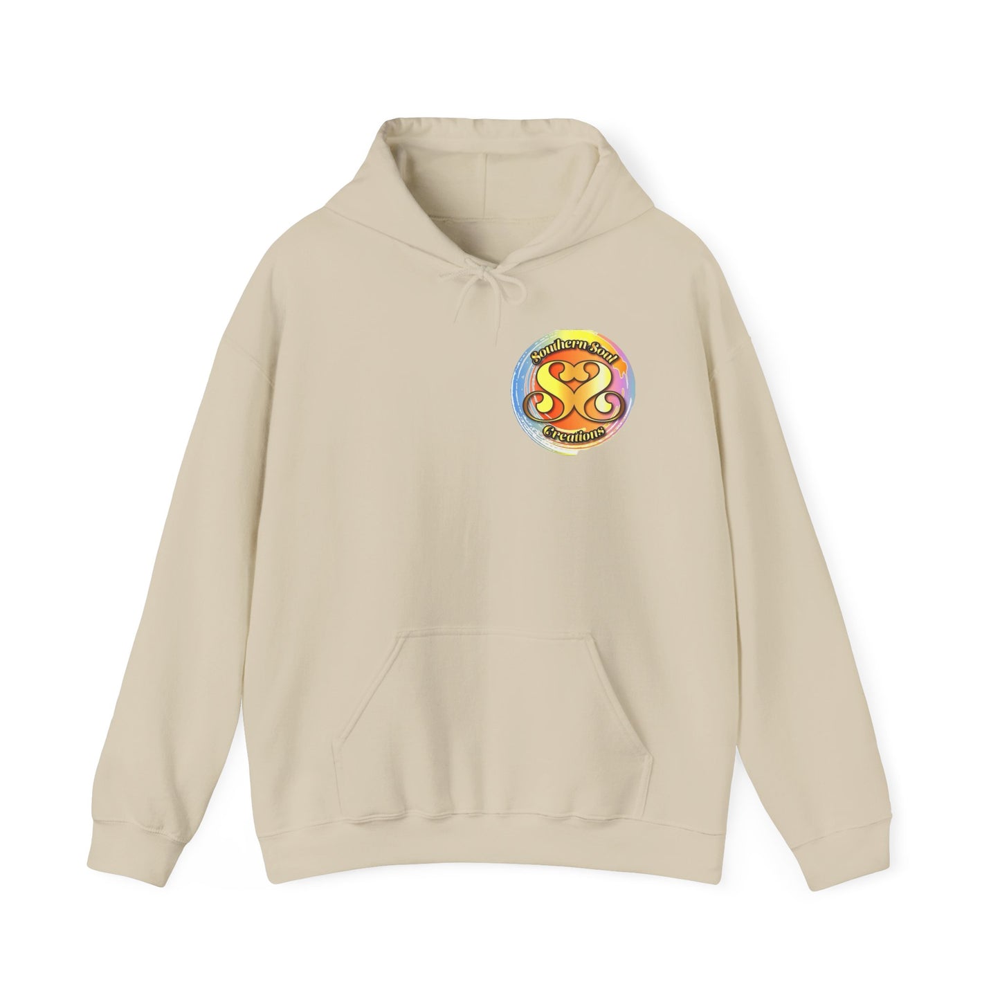 Sunset Butterfly Hoodie — Tropical Beach Graphic Sweatshirt