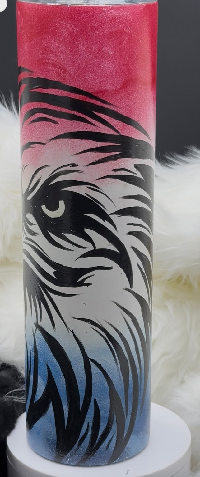 One-of-a-Kind Hand-Painted Tumbler
