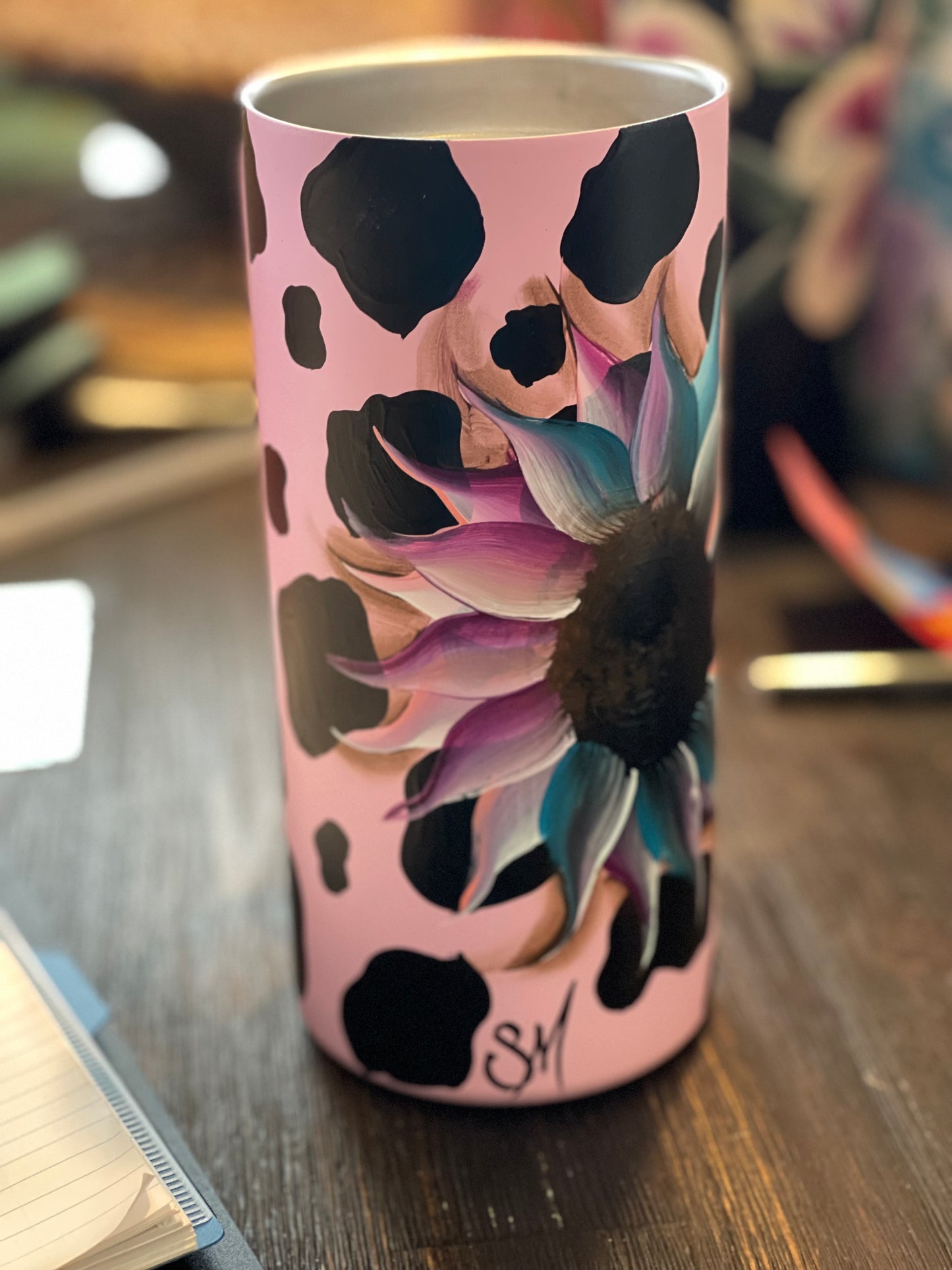 One-of-a-Kind Hand-Painted Tumbler