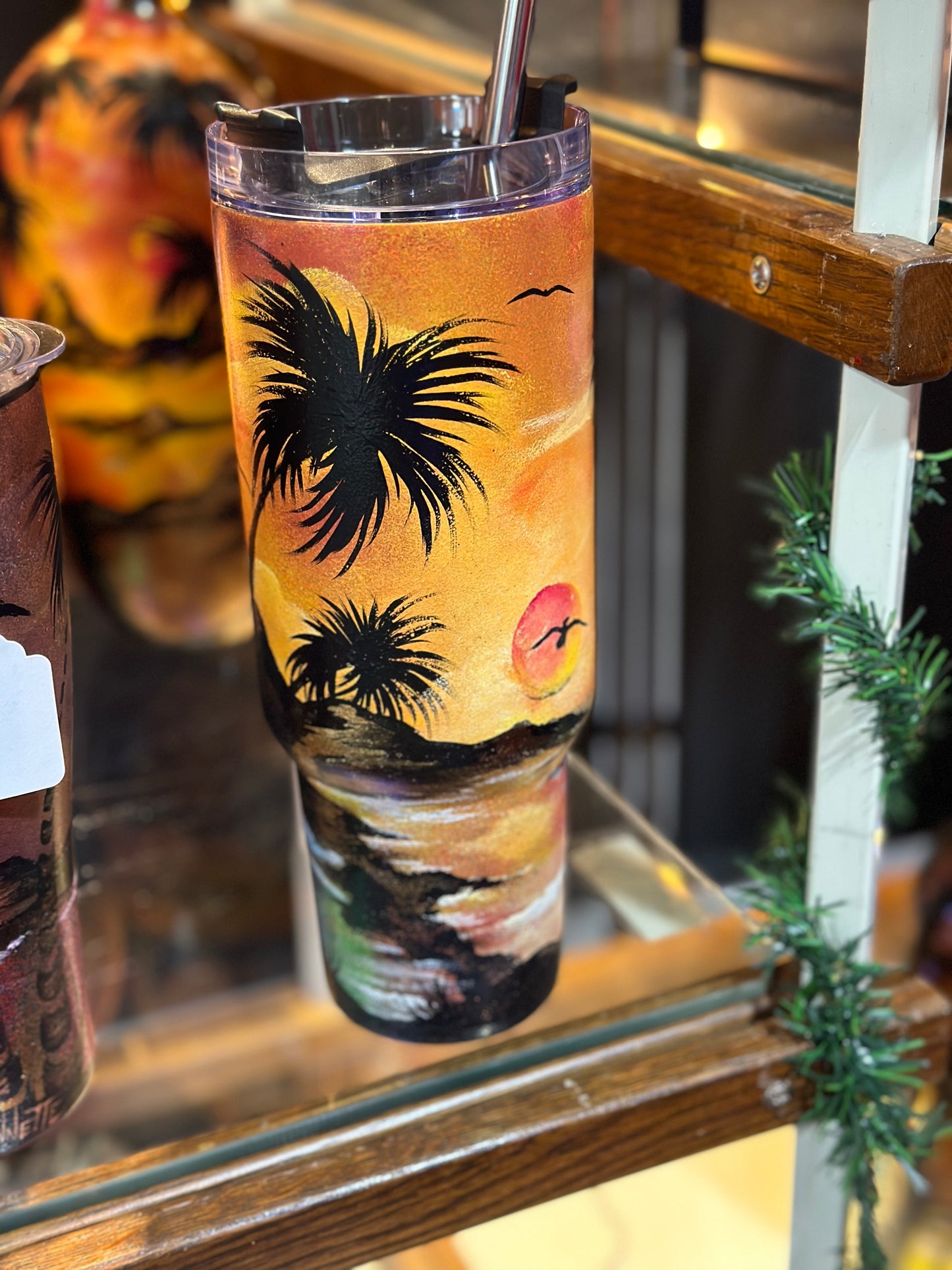 One-of-a-Kind Hand-Painted Tumbler
