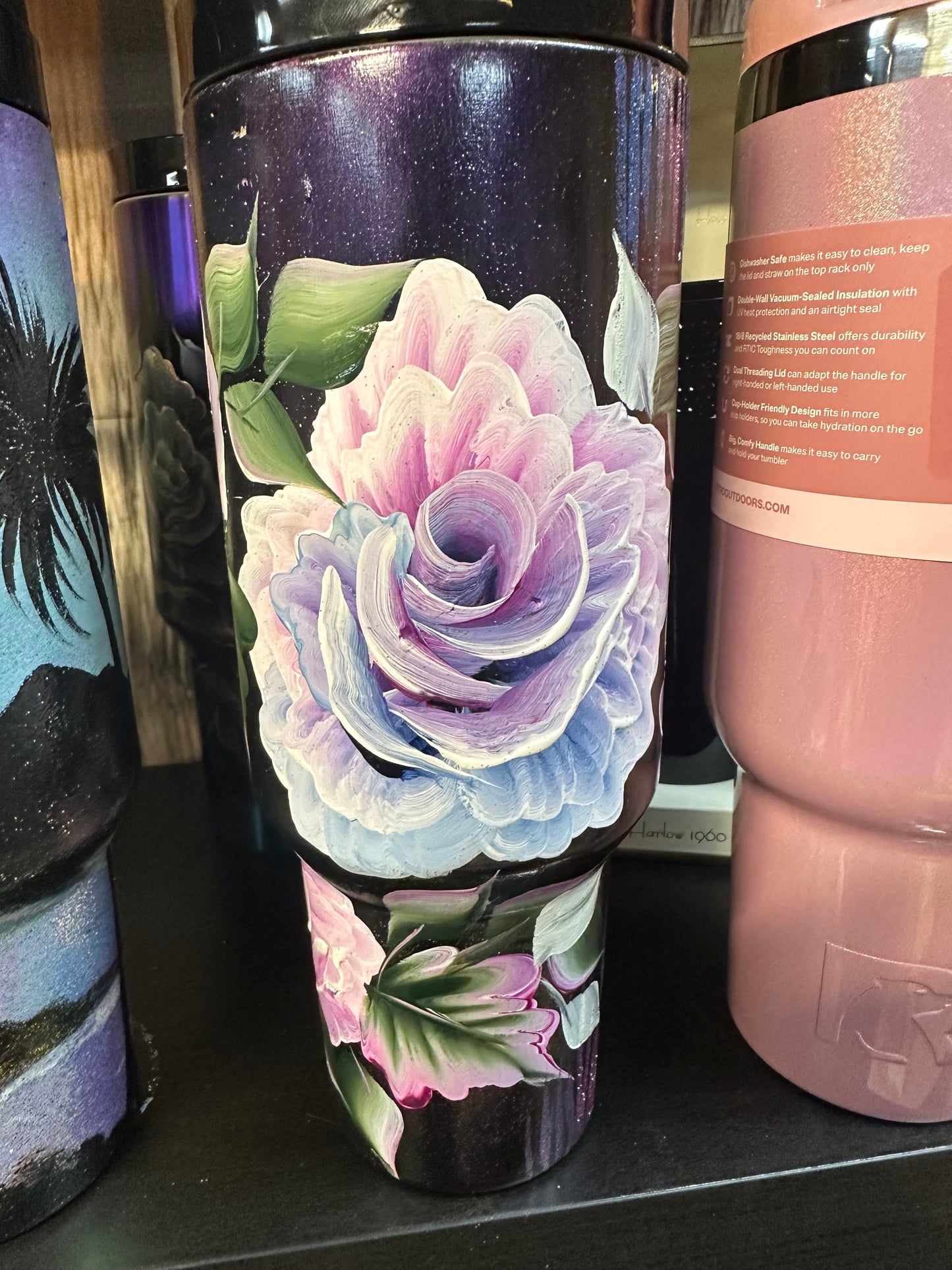 One-of-a-Kind Hand-Painted Tumbler