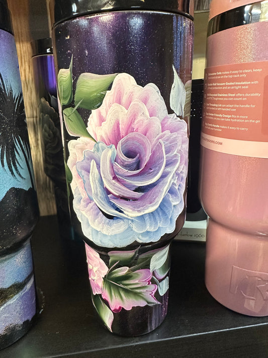 One-of-a-Kind Hand-Painted Tumbler