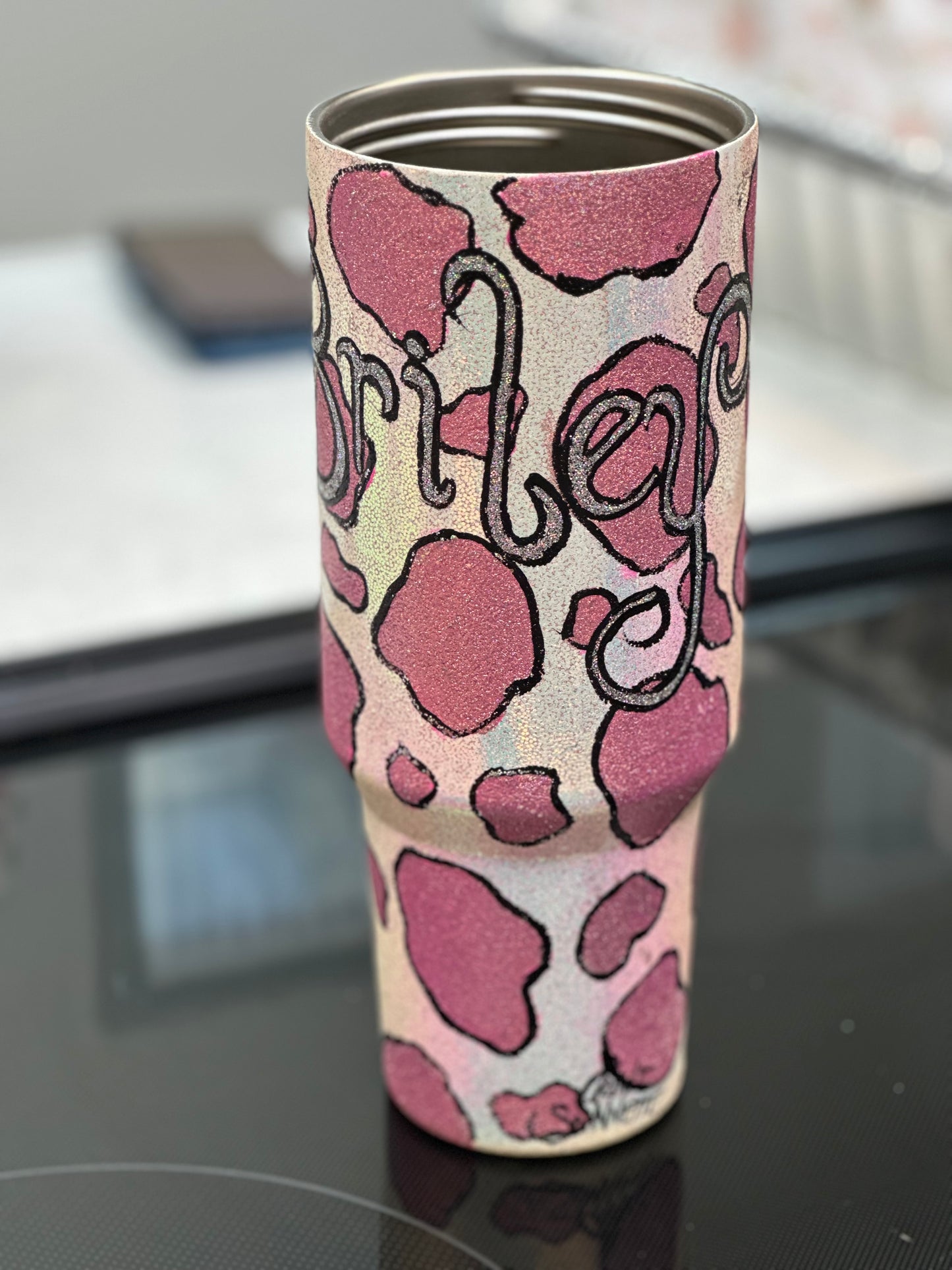 One-of-a-Kind Hand-Painted Tumbler