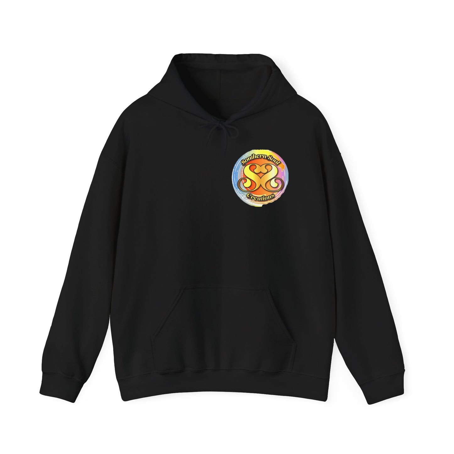 Sunset Butterfly Hoodie — Tropical Beach Graphic Sweatshirt