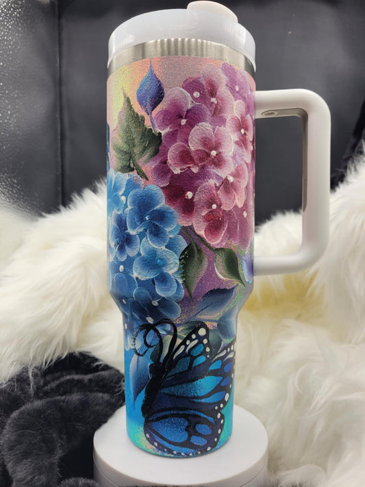 One-of-a-Kind Hand-Painted Tumbler
