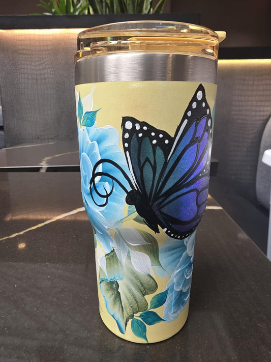 One-of-a-Kind Hand-Painted Tumbler