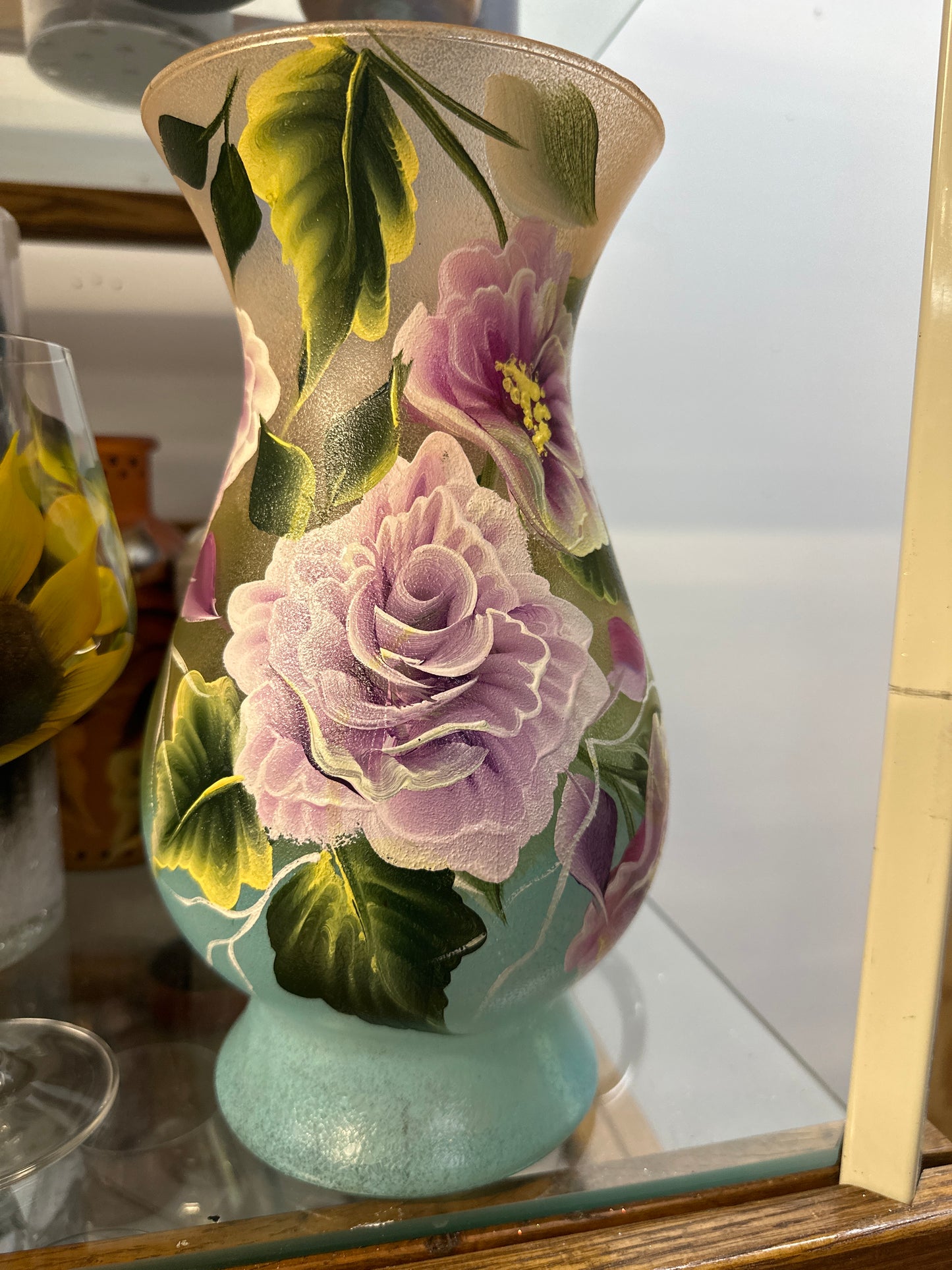One-of-a-Kind Hand-Painted Vase