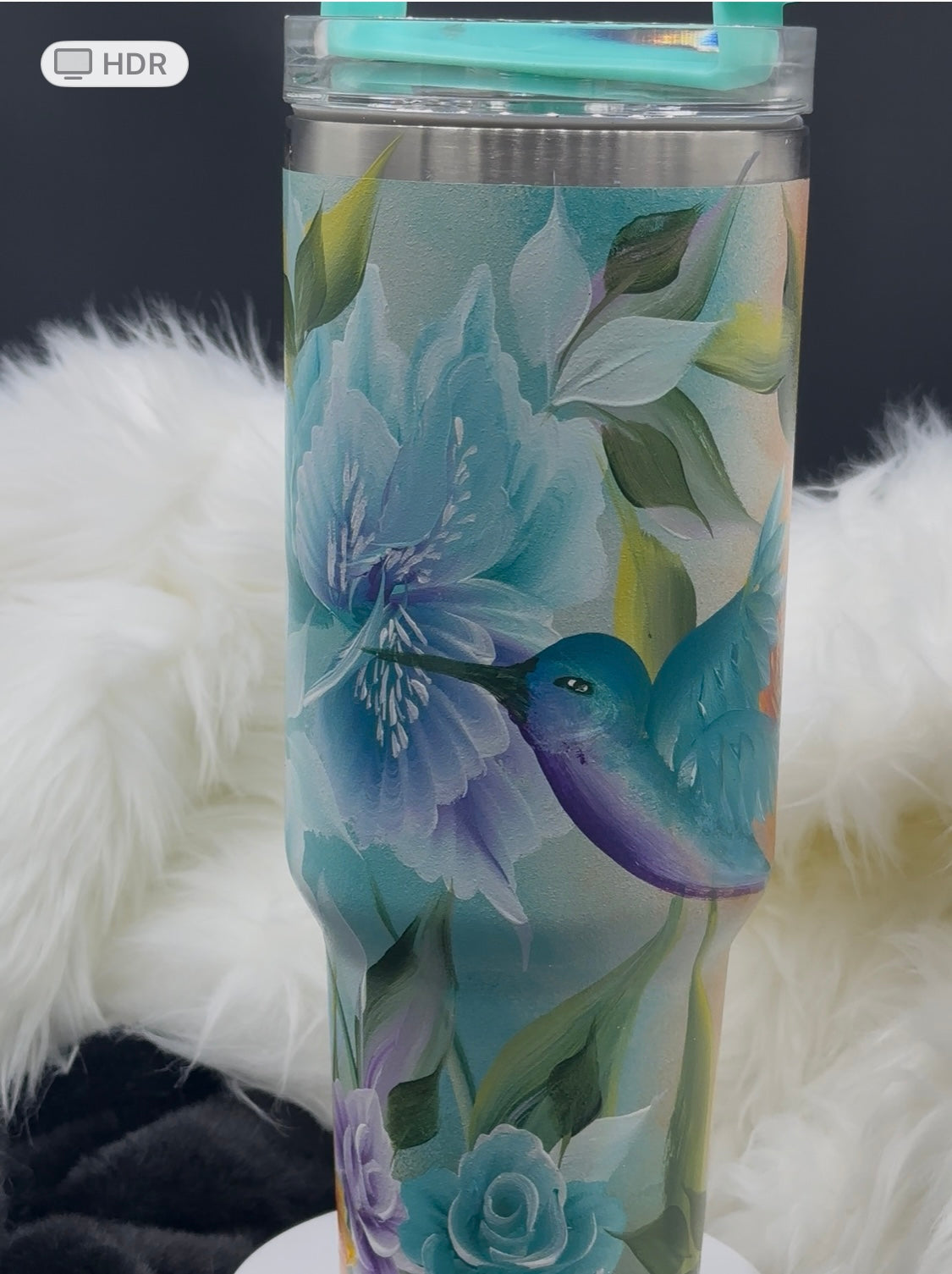 One-of-a-Kind Hand-Painted Tumbler