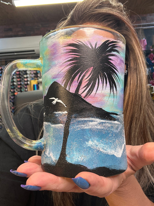 One-of-a-Kind Hand-Painted Coffee/Beer Mug