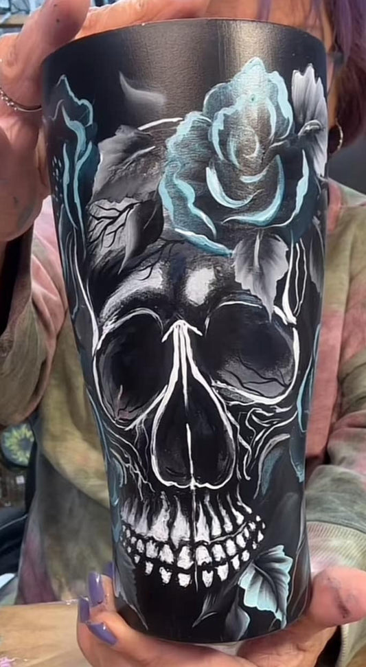 One-of-a-Kind Hand-Painted Tumbler