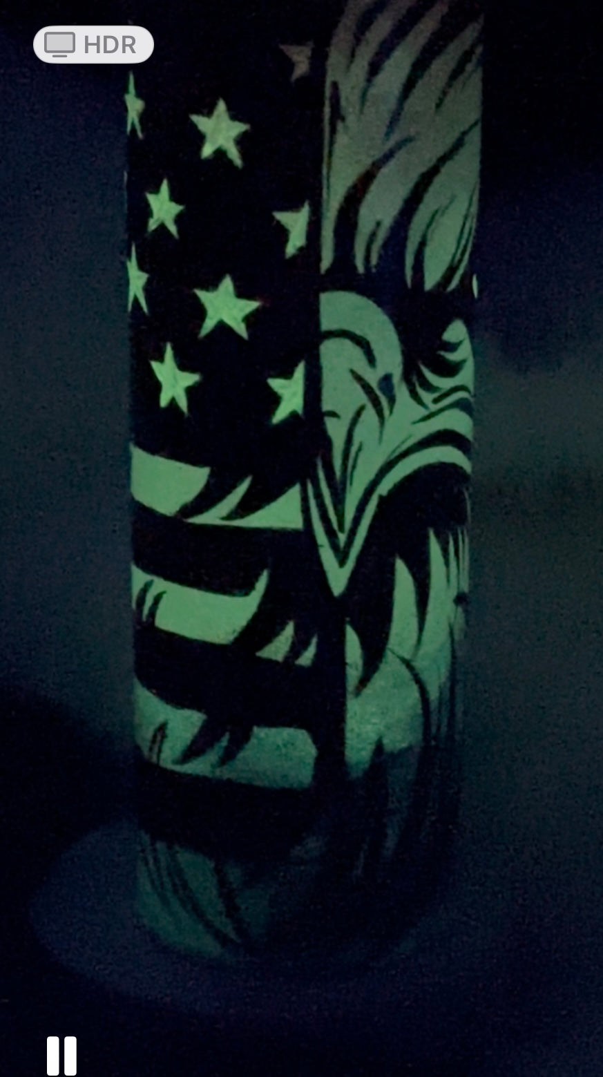 One-of-a-Kind Hand-Painted Tumbler