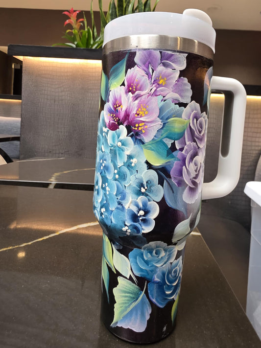 One-of-a-Kind Hand-Painted Tumbler