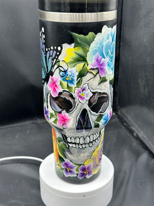 One-of-a-Kind Hand-Painted Tumbler