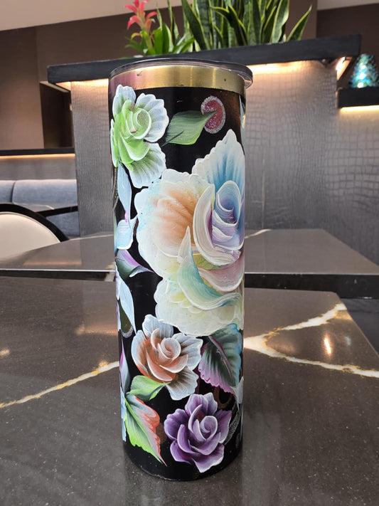 One-of-a-Kind Hand-Painted Tumbler
