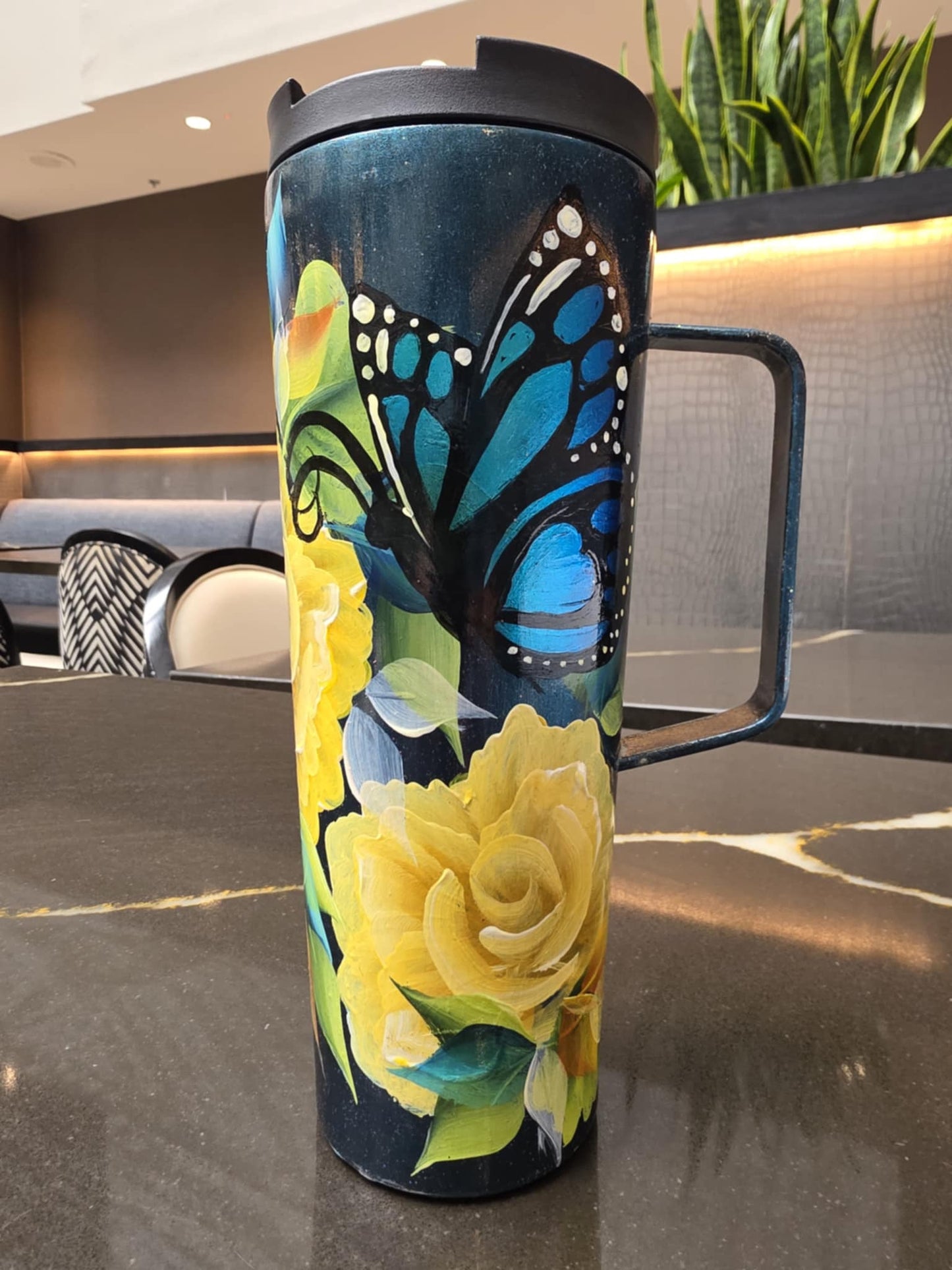 One-of-a-Kind Hand-Painted Tumbler