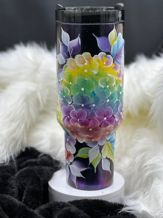 One-of-a-Kind Hand-Painted Tumbler
