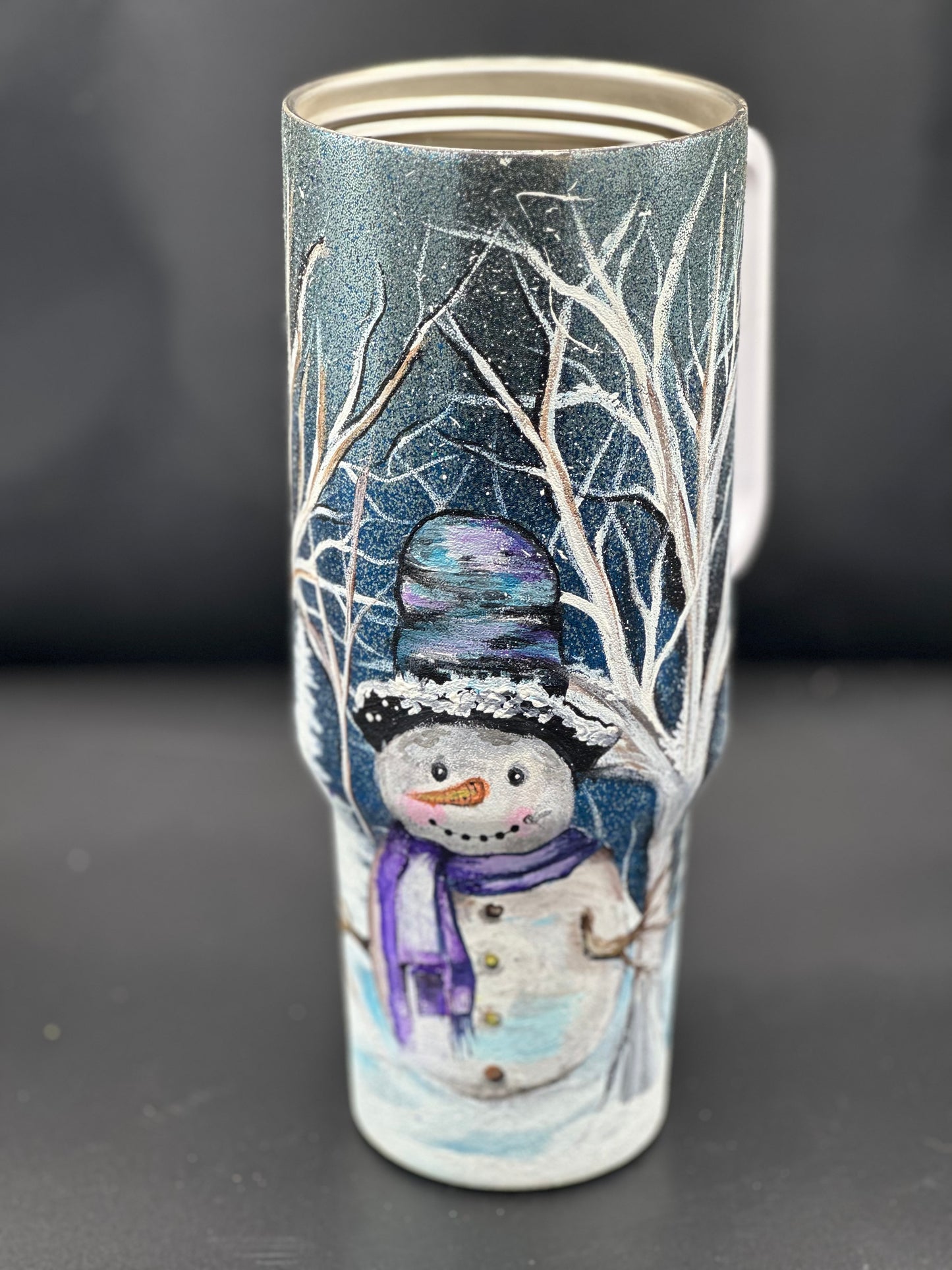 One-of-a-Kind Hand-Painted Tumbler