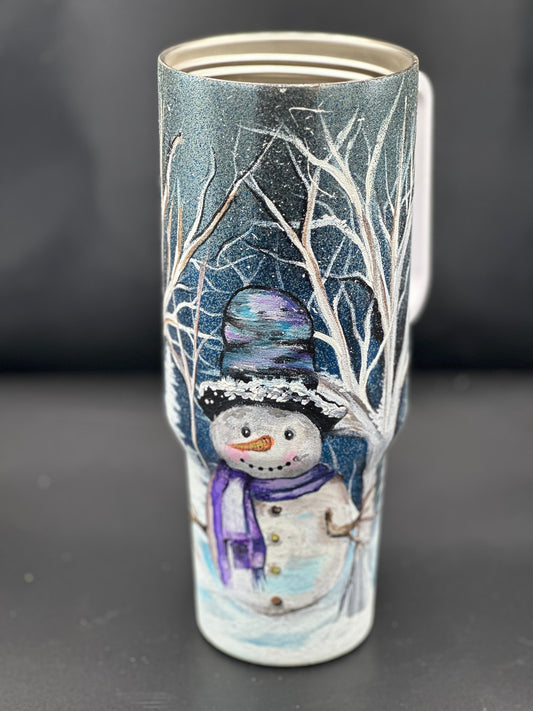 One-of-a-Kind Hand-Painted Tumbler