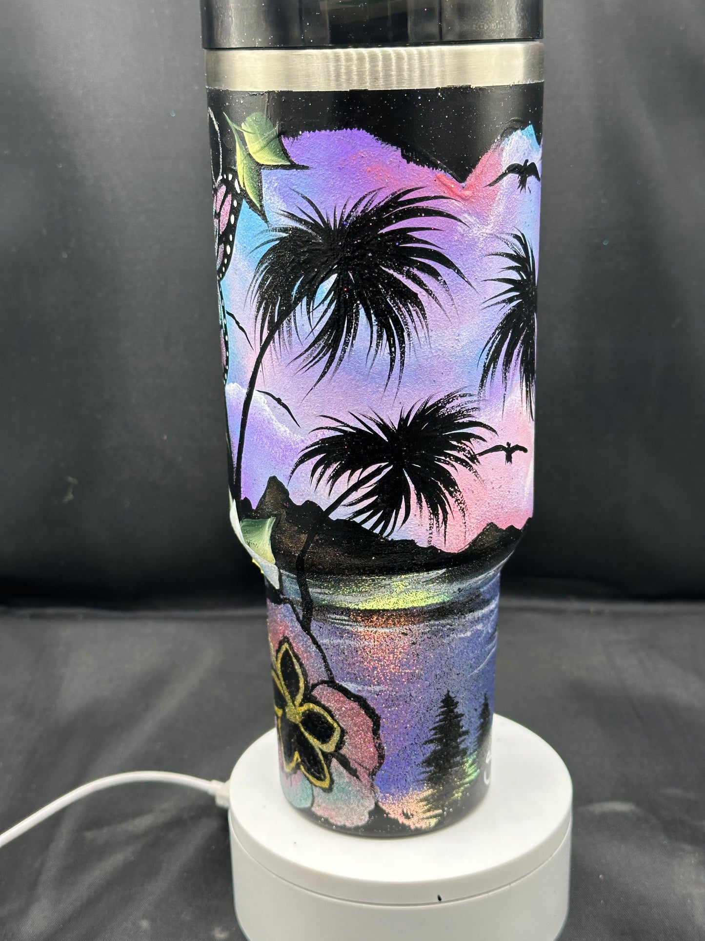 One-of-a-Kind Hand-Painted Tumbler
