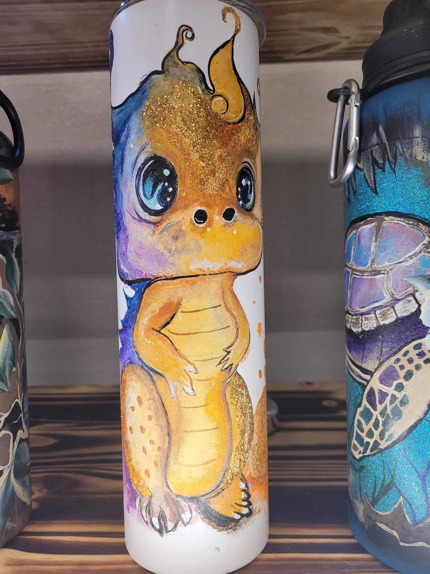One-of-a-Kind Hand-Painted Tumbler