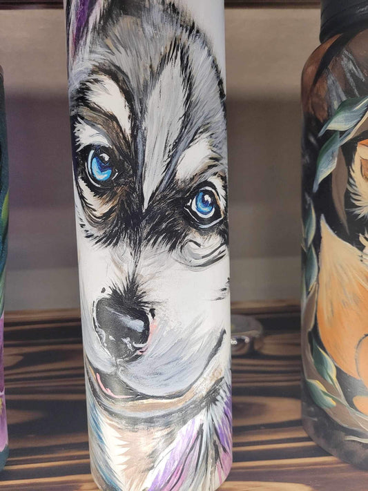 One-of-a-Kind Hand-Painted Tumbler