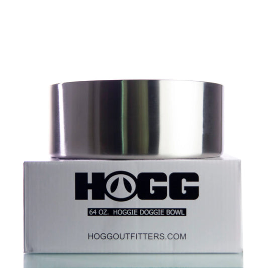 Blank Stainless Steel HOGG Dog Bowl —  64oz