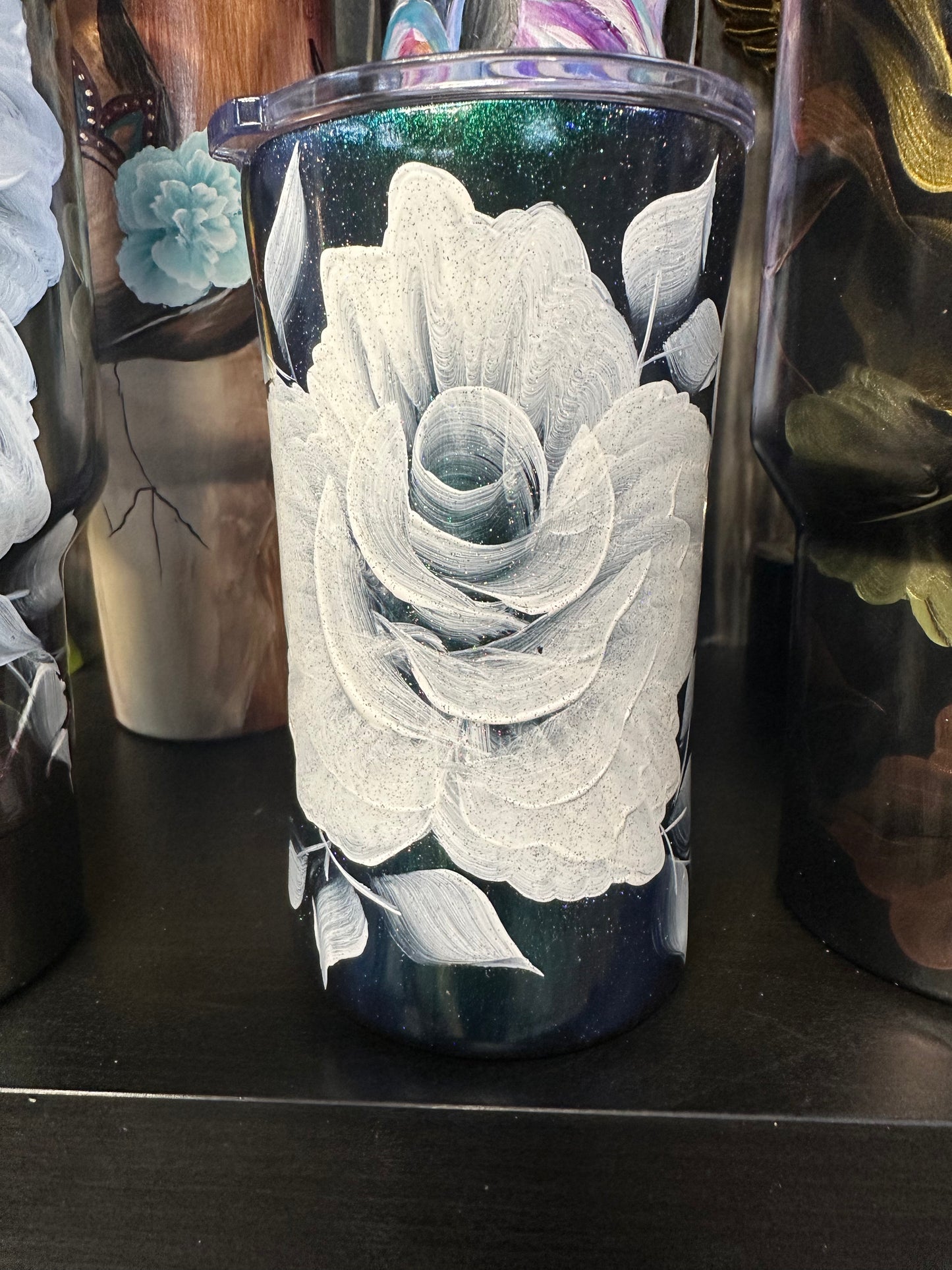 One-of-a-Kind Hand-Painted Tumbler