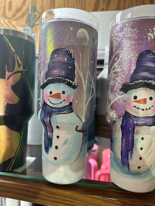One-of-a-Kind Hand-Painted Tumbler