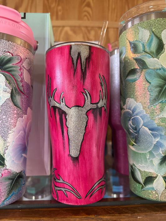 One-of-a-Kind Hand-Painted Tumbler