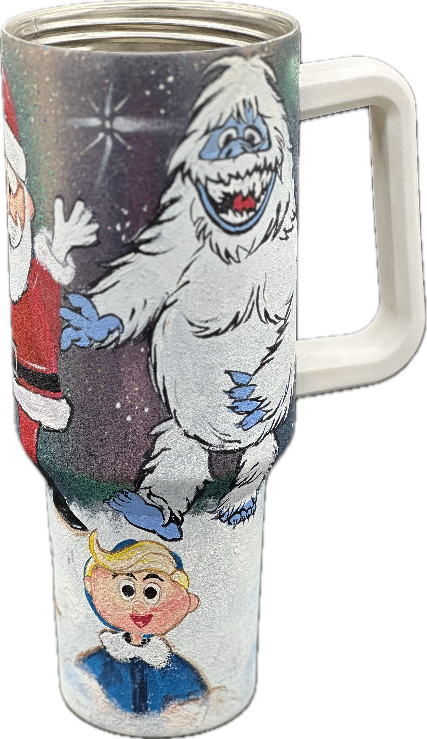 One-of-a-Kind Hand-Painted Tumbler