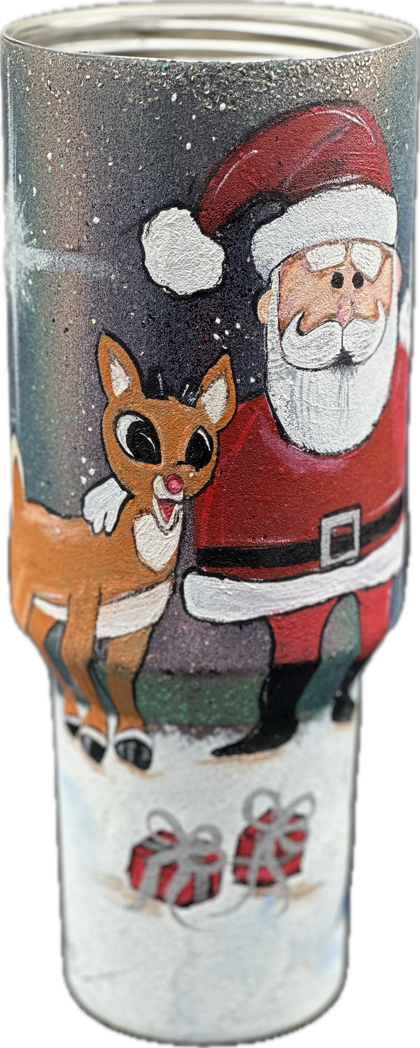 One-of-a-Kind Hand-Painted Tumbler