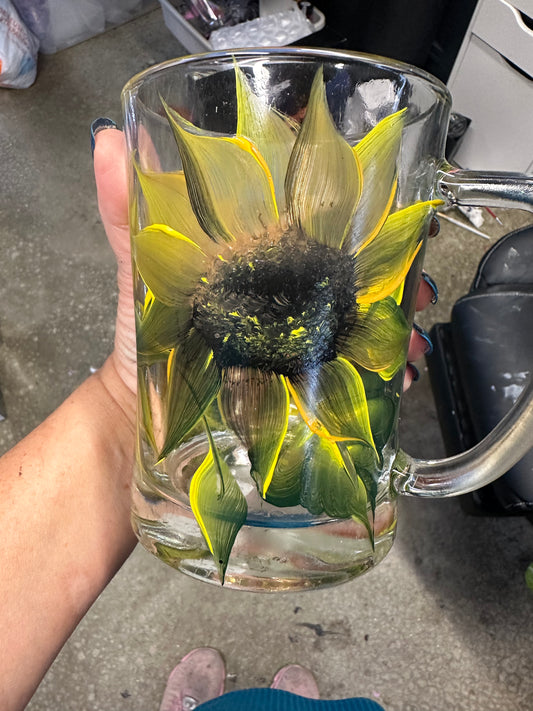 One-of-a-Kind Hand-Painted Beer/Coffee Mug