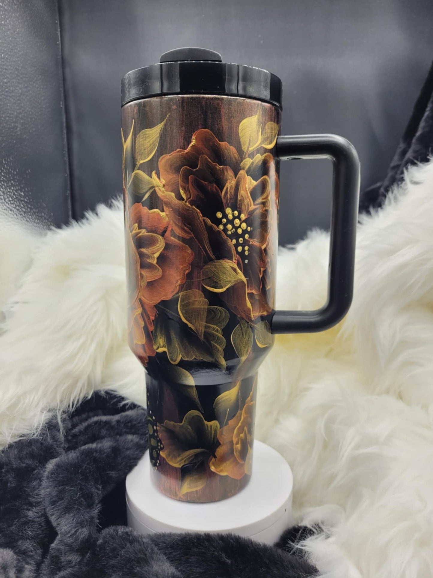 One-of-a-Kind Hand-Painted Tumbler