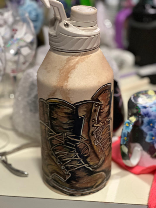 One-of-a-Kind Hand-Painted Tumbler