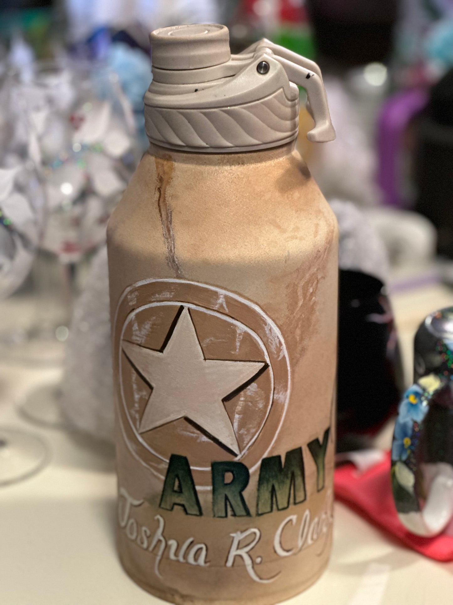 One-of-a-Kind Hand-Painted Tumbler