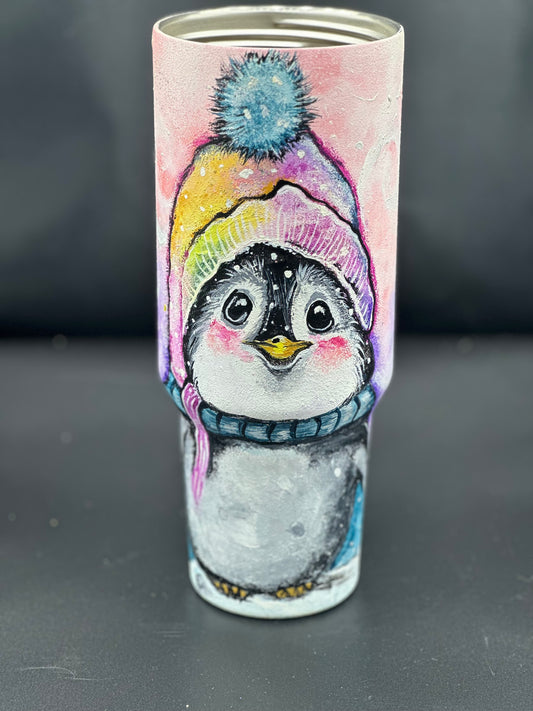 One-of-a-Kind Hand-Painted Tumbler