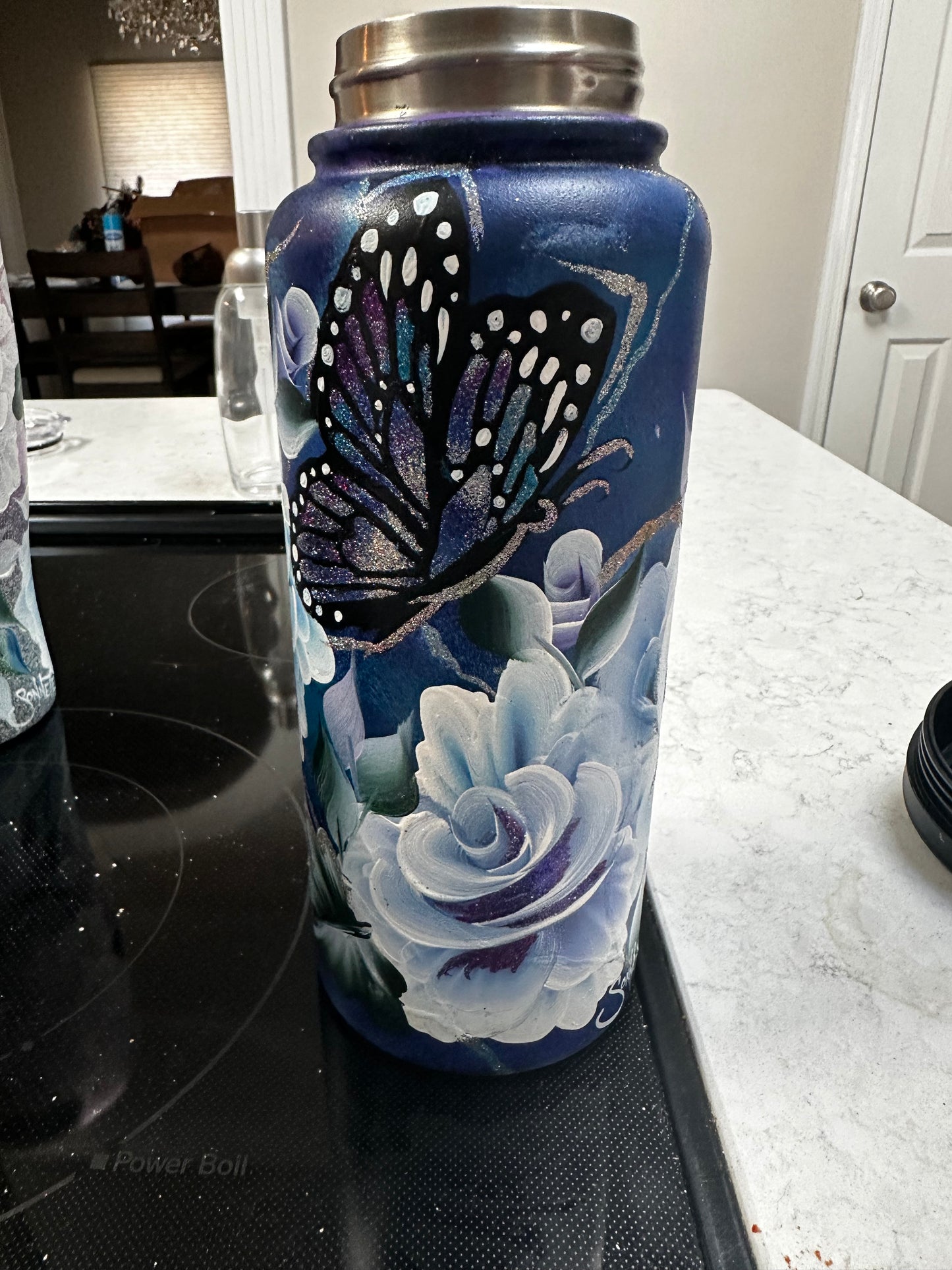 One-of-a-Kind Hand-Painted Tumbler